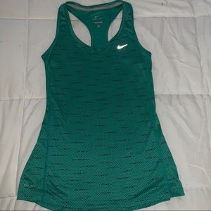 Nike Green Pattern Dri-Fit Tank